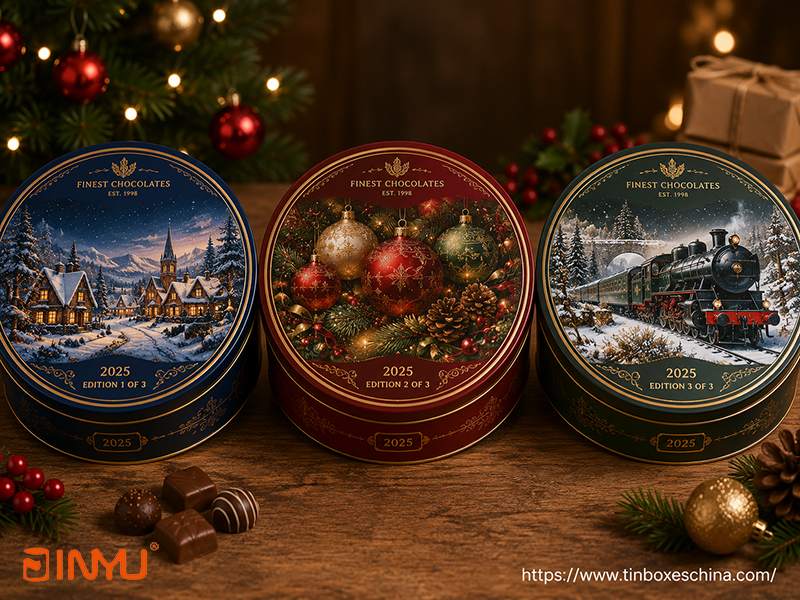 Collectible Christmas Tin Series