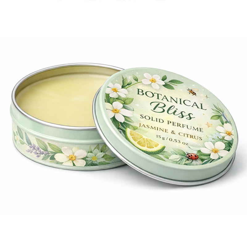 round seamless tin jar