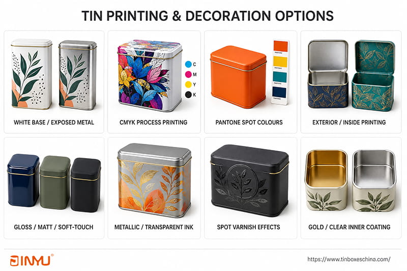 custom tin printing options custom tin printing options