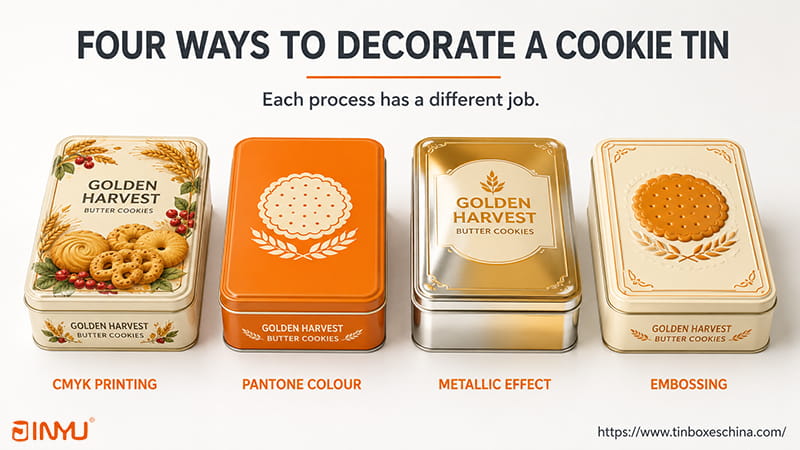 4 ways to decorate a cookie tin 4 ways to decorate a cookie tin