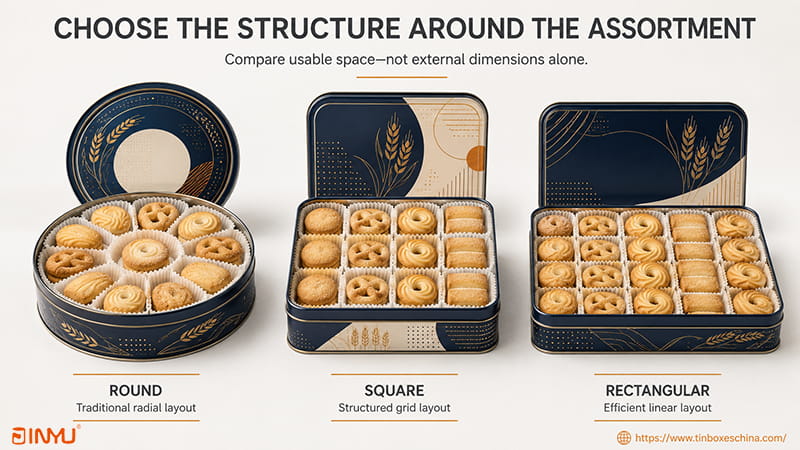 different shape cookie tins different shape cookie tins