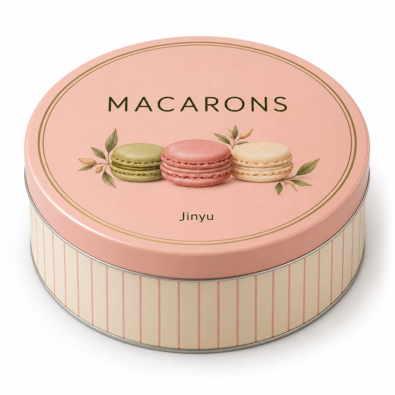 Custom Macaron Tin Boxes