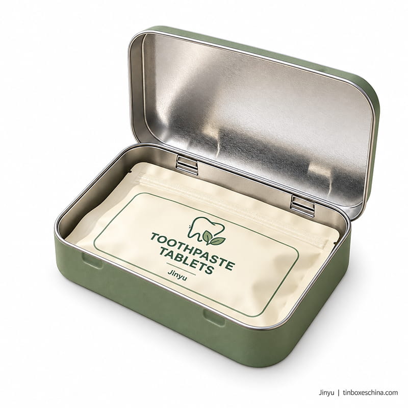 Private Label Toothpaste Tin Packaging