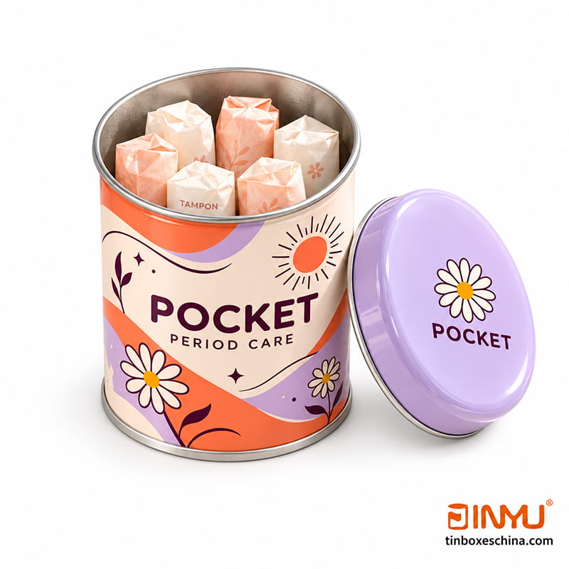 Custom Tampon Tin Cases