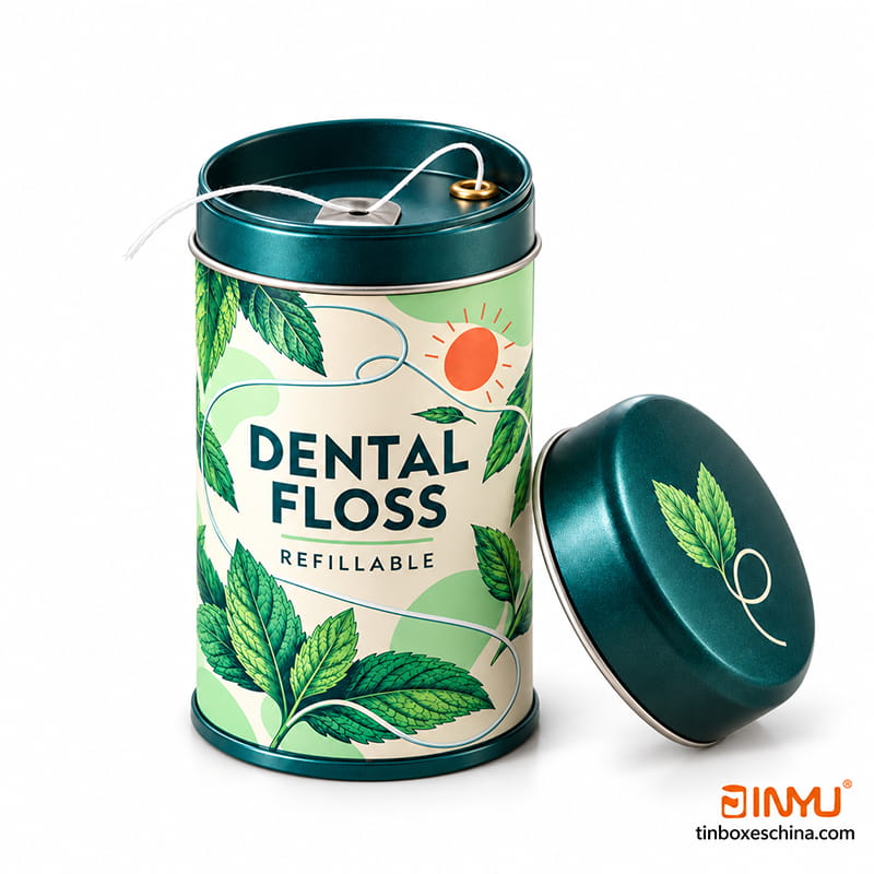 Custom Dental Floss Tins